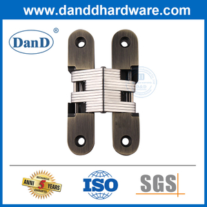 أجهزة OEM 180 درجة مخفية الباب المفصلات المضادة للنحاس النحاس غير المرئي مفصلات DDCH007
