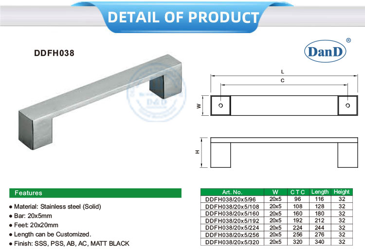 مقابض خزانة المطبخ الحديثة