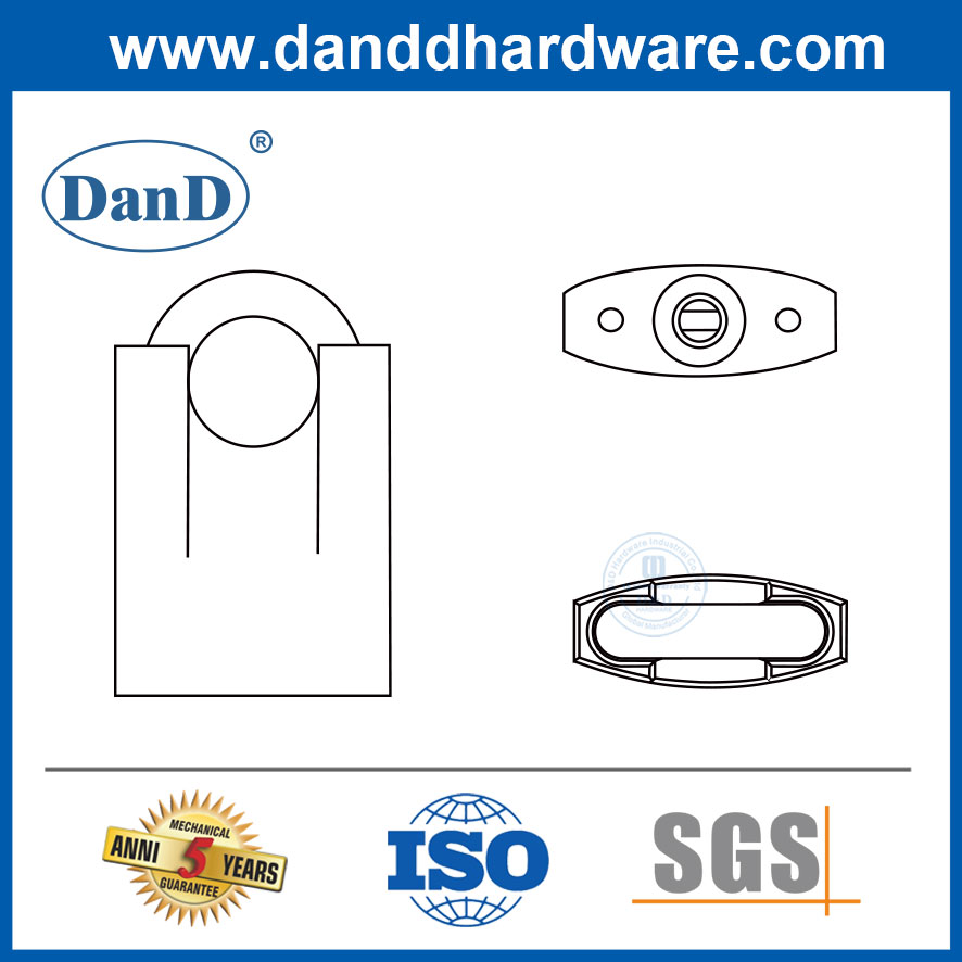 مصنع سلامة السلامة من الفولاذ المقاوم للصدأ قفل القفل القفل مع Master Key-DDPL007