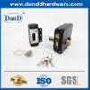 قفل الأمن النحاس النحاسي 3 جولة Deadlock Black Electric Rim Lock Set-DDRL042