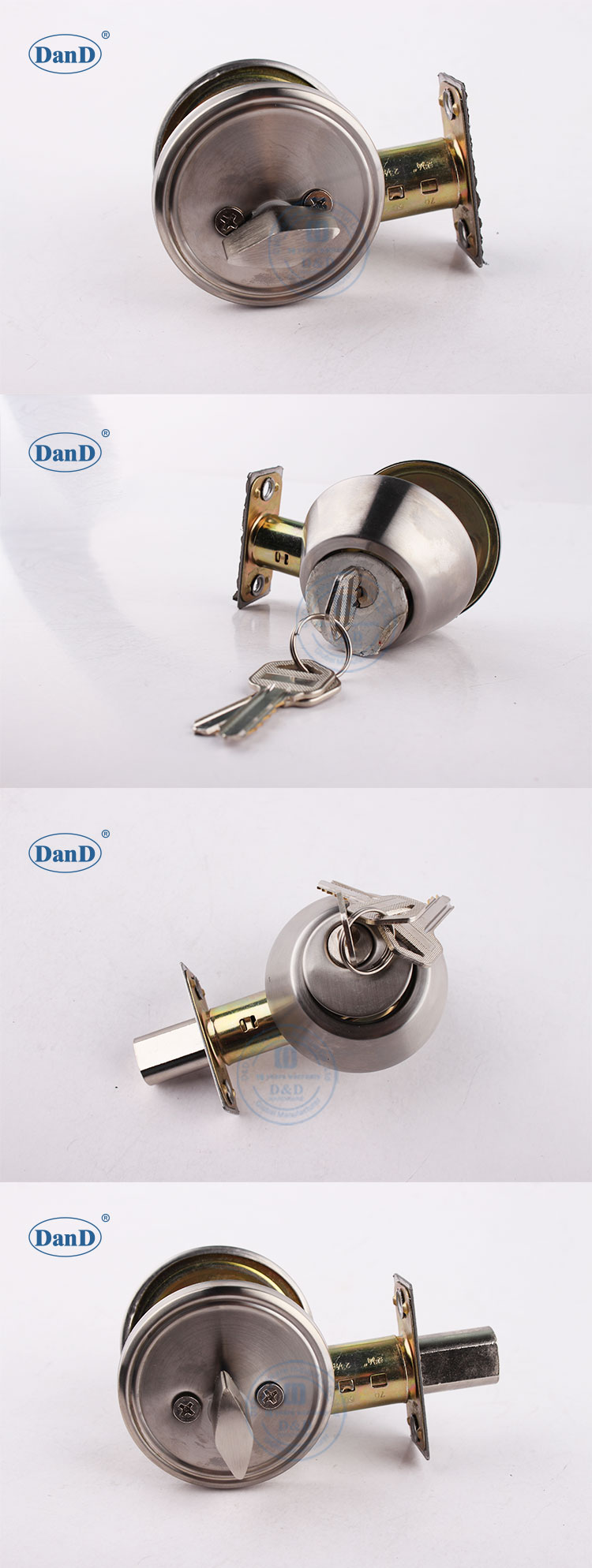 الباب الأمامي deadbolt