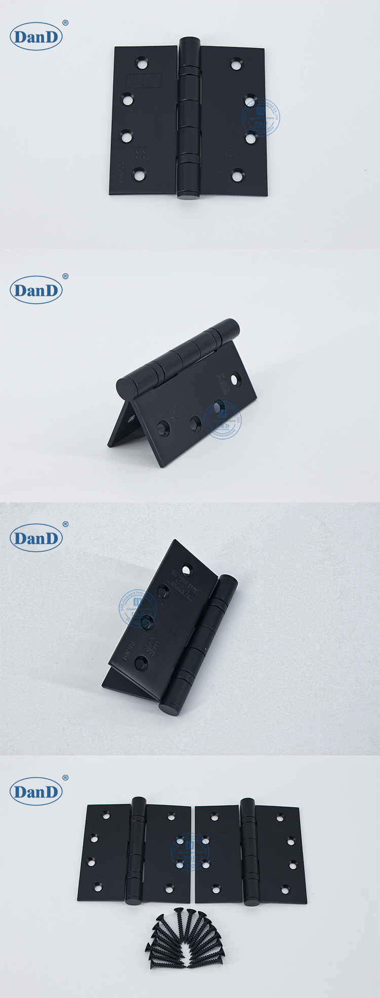 مفصلات الباب الأسود