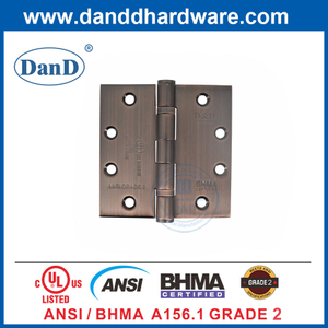 BHMA GRADE 2 ANTIQUE COPPER FRONT DOOR SS HINGE-DDSS001-ANSI-2-4.5x4.5x3.4