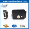 قفل الأمن النحاس النحاسي 3 جولة Deadlock Black Electric Rim Lock Set-DDRL042