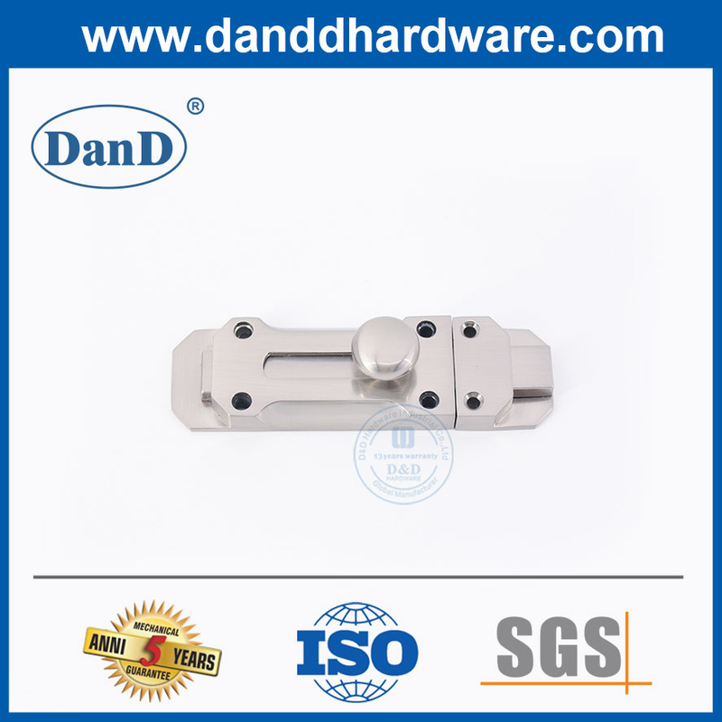 زنك ساتان الساتان النيكل الحمام الترباس البراغي سطح الباب -DDDDB025