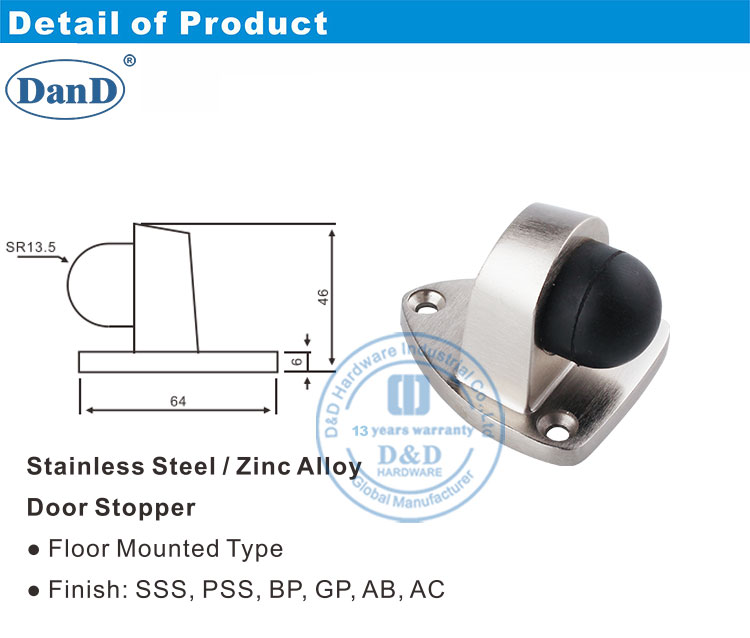 أرضية سدادة الباب