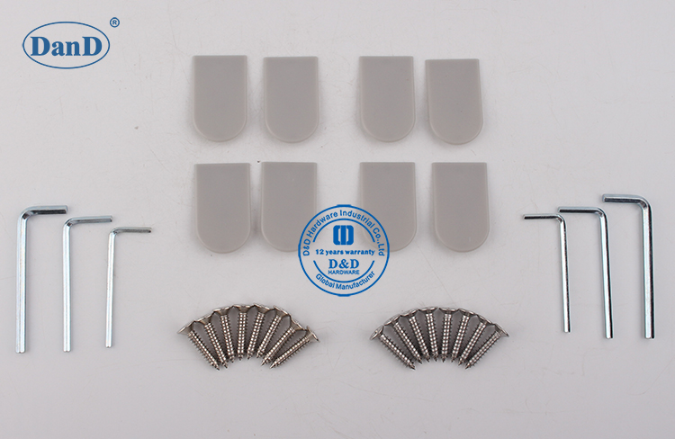 Silver Whoveled Door Hinge -D و D Hardware -40kg