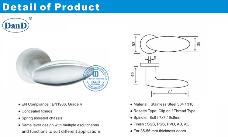 الحديثة الباب ليفر و د أجهزة