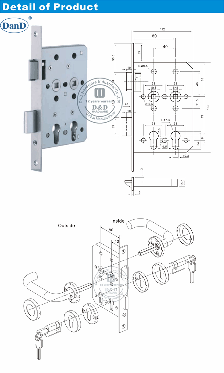 X-Ray Lock-D و D الأجهزة