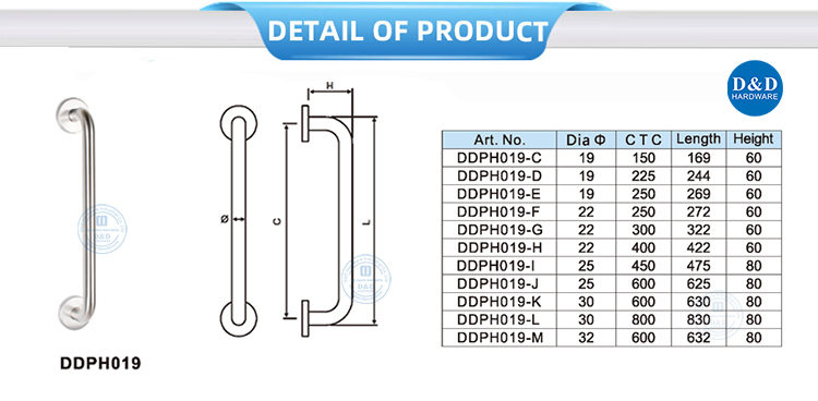 مقابض الأبواب الزجاجية 