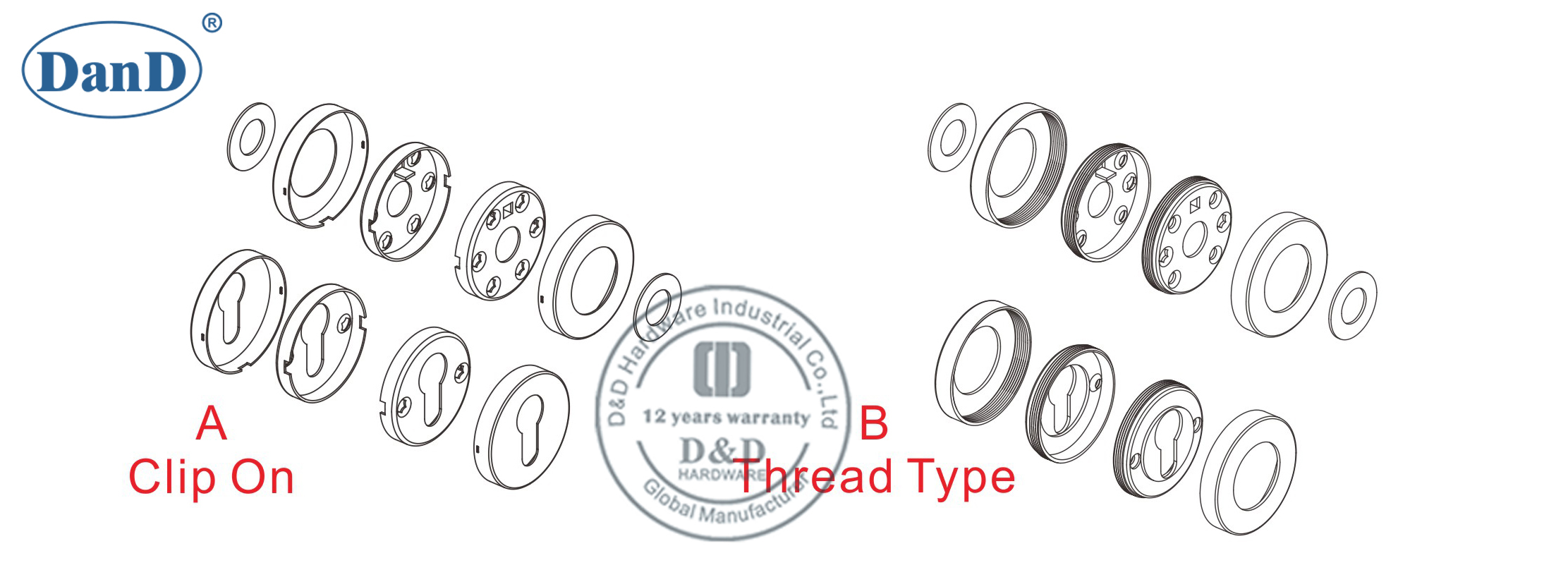 Rosette-D و D الأجهزة