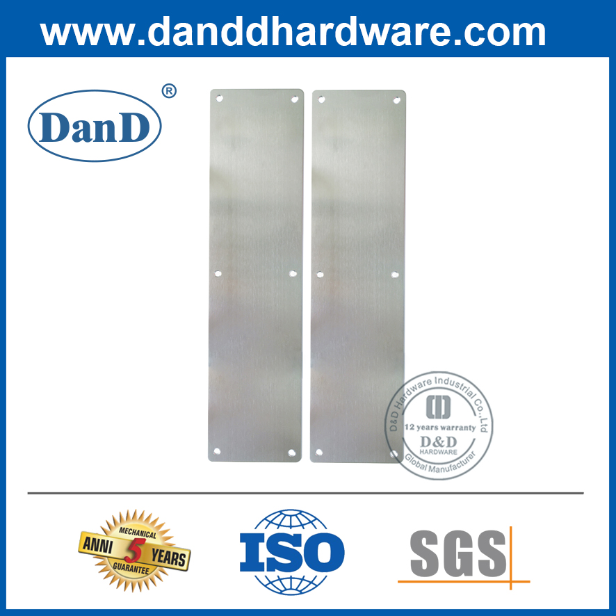 لوحة صغيرة الفولاذ المقاوم للصدأ للأبواب-DDKP001