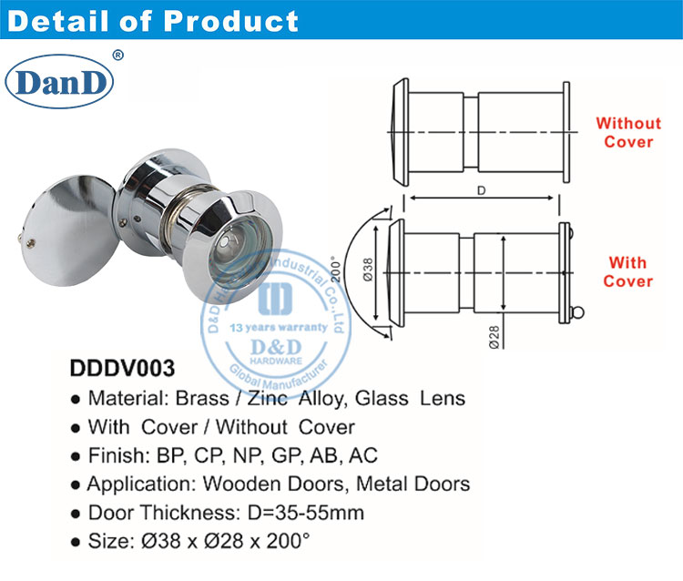 عارض الباب الأمني ​​peephole