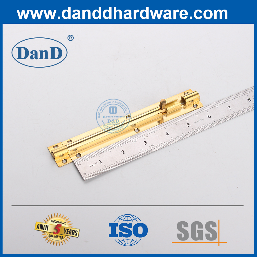 ترامب البرج المربع النحاسي قفل 6 بوصة قفل الذهب المصنعة DDDB016