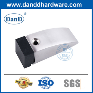 توقف الباب الفضي من الفولاذ المقاوم للصدأ المعاصر للأبواب الخارجية DDDS013