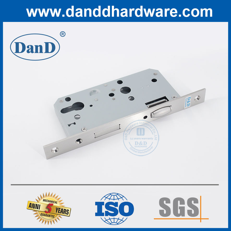 الأمن أمريكا الجنوبية قفل قفل الجسم الفولاذ المقاوم للصدأ 304 Roller Bolt Dead Lock-DDML010-5572