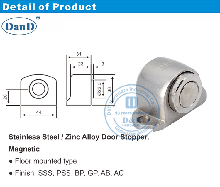 أرضية سدادة الباب