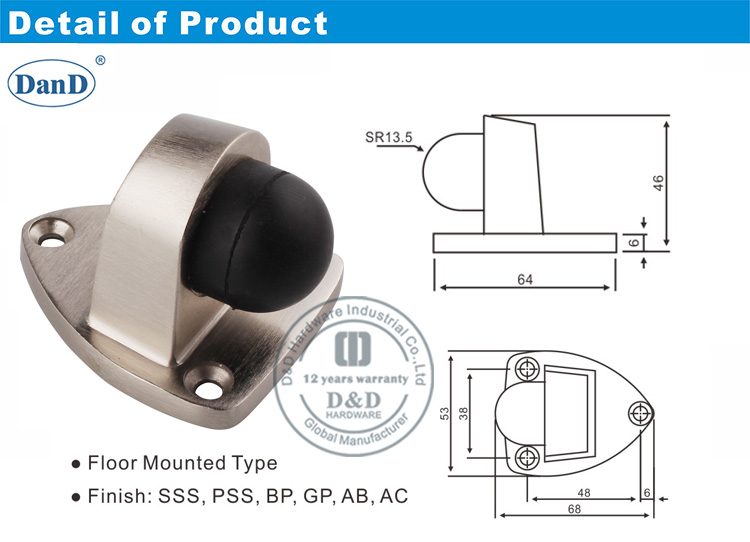 أجهزة إيقاف الباب الداخلي و D