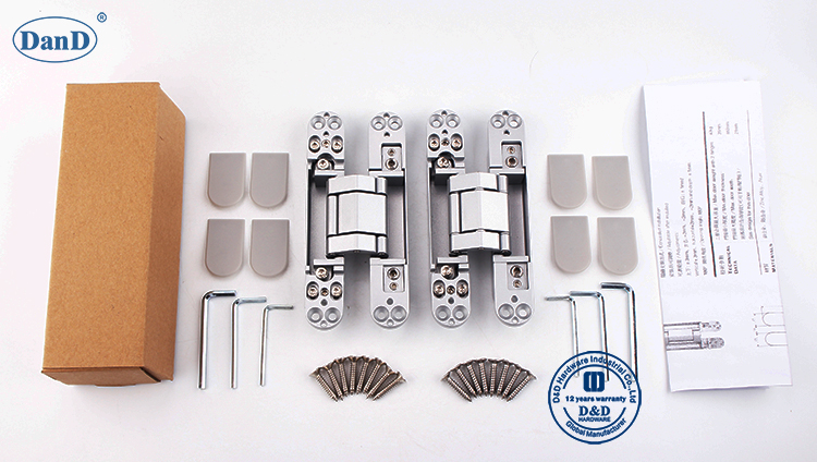 Silver Heavy Duted Door Hinge-D و D Hardware-40KG