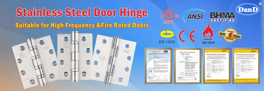 نطاق المواد والاستخدام من أجهزة المفصلات D و D