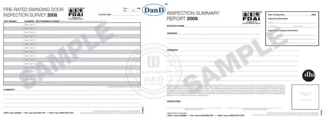 المعيار الدولي لأجهزة باب النار D و D