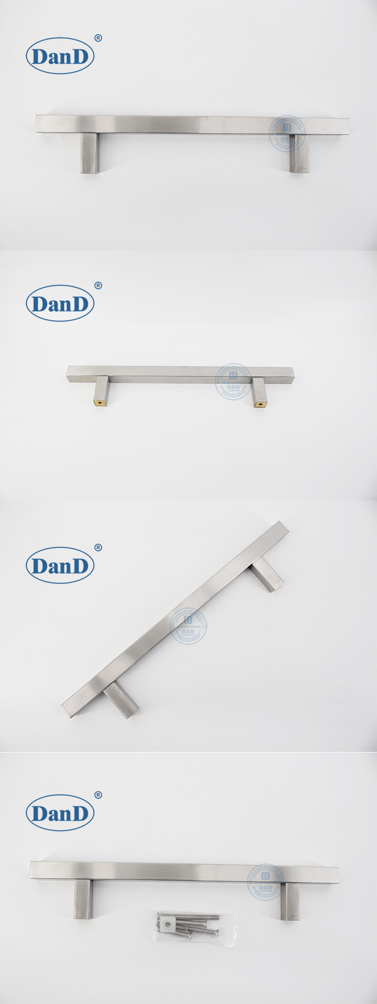 مقابض باب السحب الفضية