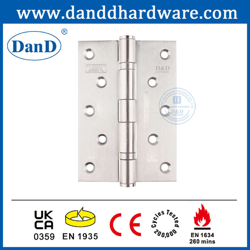 مفصلات باب النار التجارية الفولاذ المقاوم للصدأ 5 بوصة CE الباب المفصل DDSS001-CE