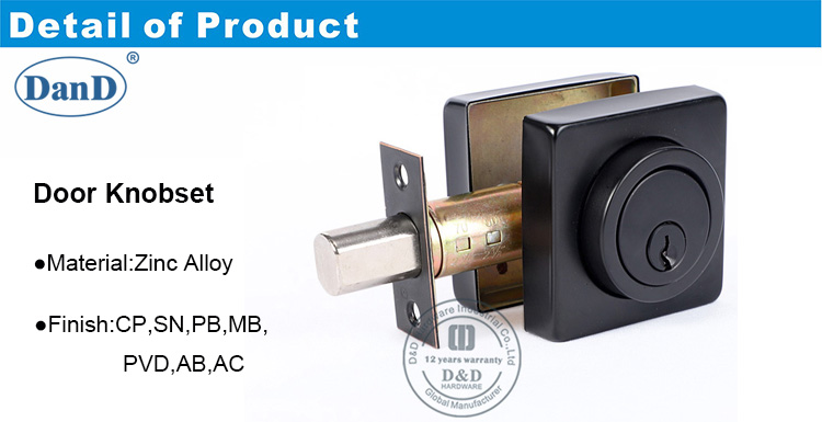 Deadbolt Lockset-DDLK020-D و D الأجهزة