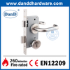 BS EN12209 من الفولاذ المقاوم للصدأ 304 يورو النار مصنفة قفل الباب DDML009 