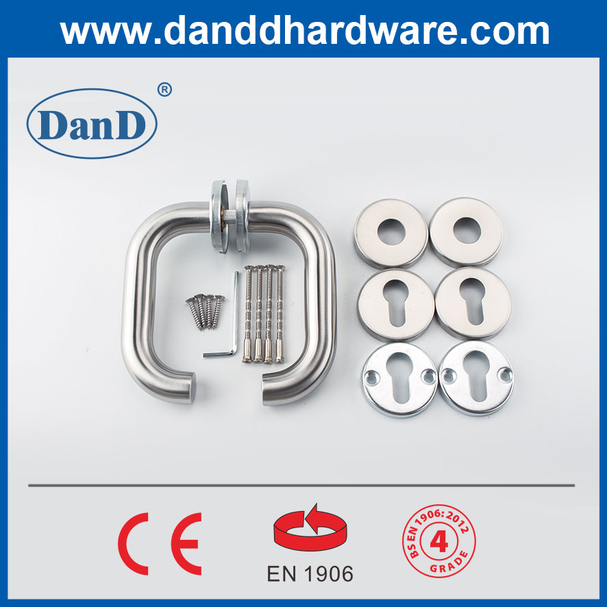 الأوروبية EN1906 الصف 4 من الفولاذ المقاوم للصدأ الباب الأمامي مقابض DDTH001