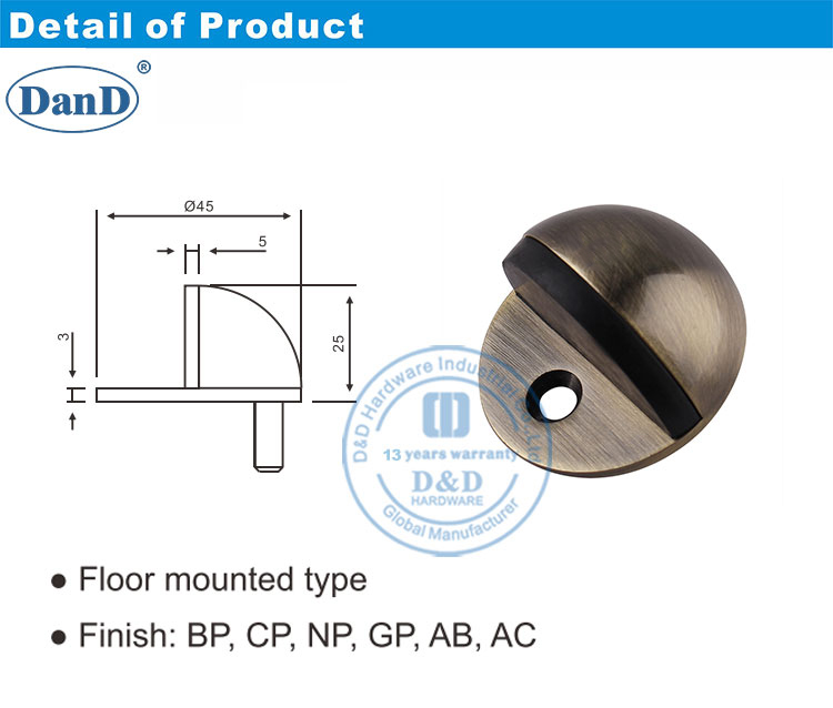 سدادة الباب النحاس العتيق