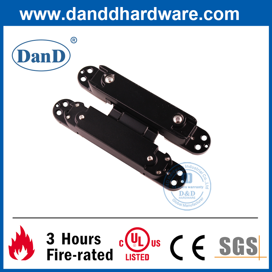 سبيكة الزنك ثلاثية الأبعاد تعديل مفصل الباب غير المرئي للبناء الشقق DDCH008-G80