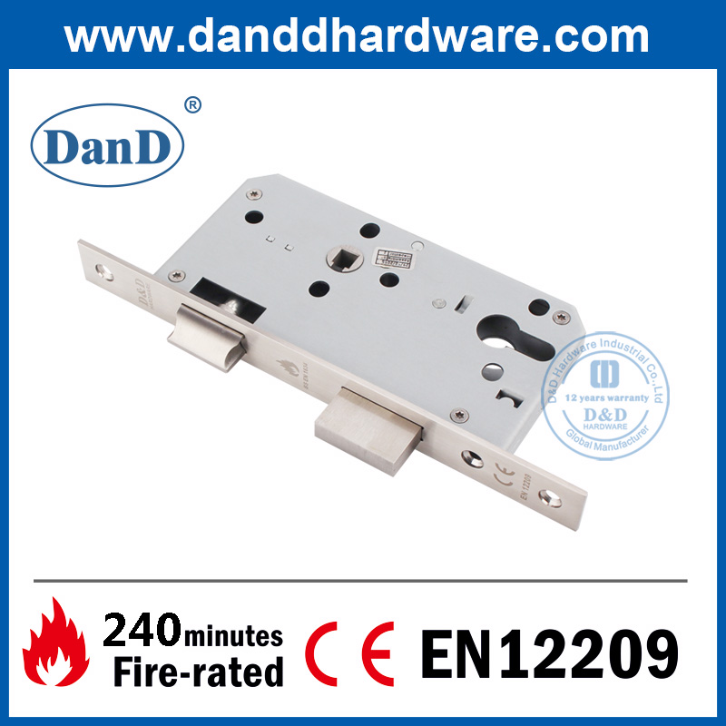CE EN12209 SUS304 EURO FIRE RATISED SASH DOOR LOCK-DDML009 