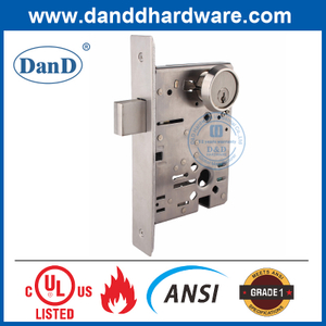 ANSI الصف 1 SS304 No Inside Information Deadbolt Lock-DDAL18