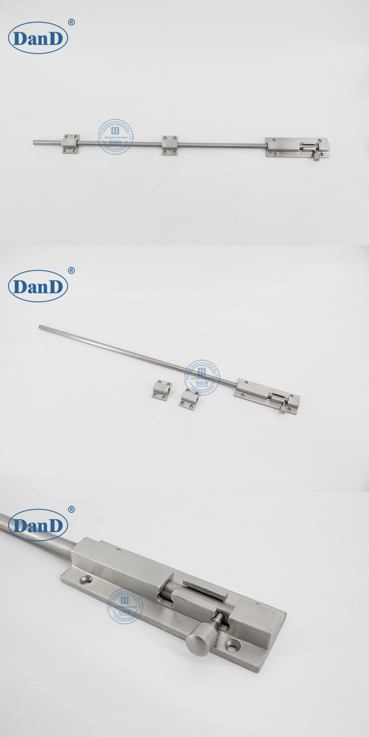 مزلاج الترباس برميل من الفولاذ المقاوم للصدأ