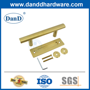 مقبض باب الحظيرة الأجهزة الفولاذ المقاوم للصدأ الذهب مقبض الباب ddbd101