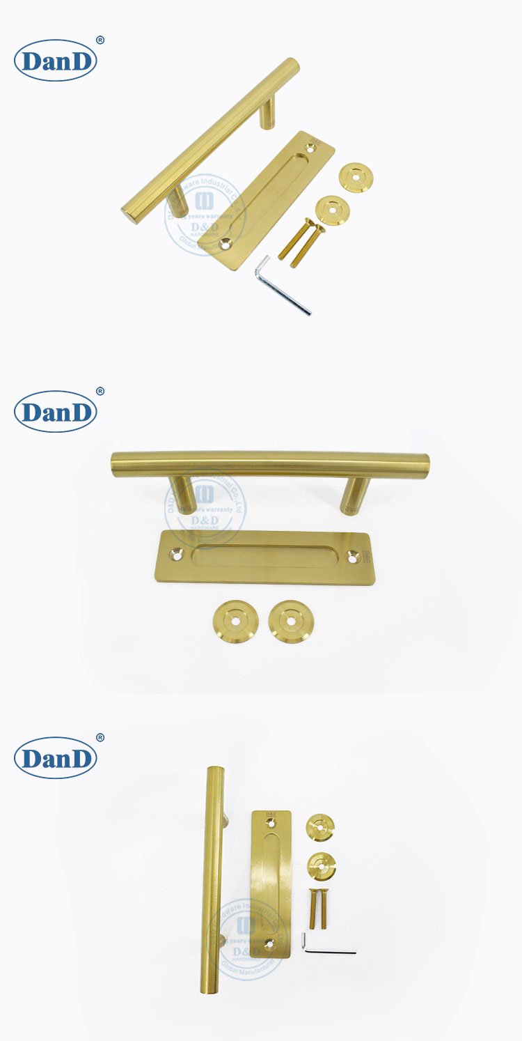 مقبض باب الحظيرة الذهب
