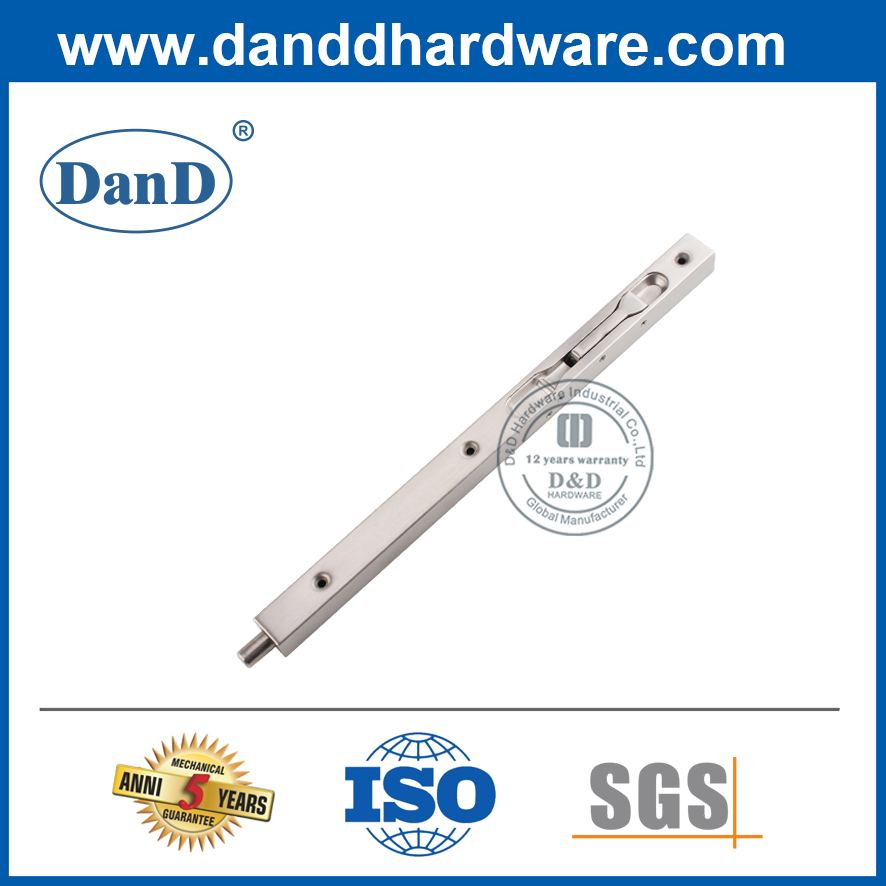 نوع مربع الفولاذ المقاوم للصدأ من نوع الترباس الباب للتدفق ل dddb007 الخارجي