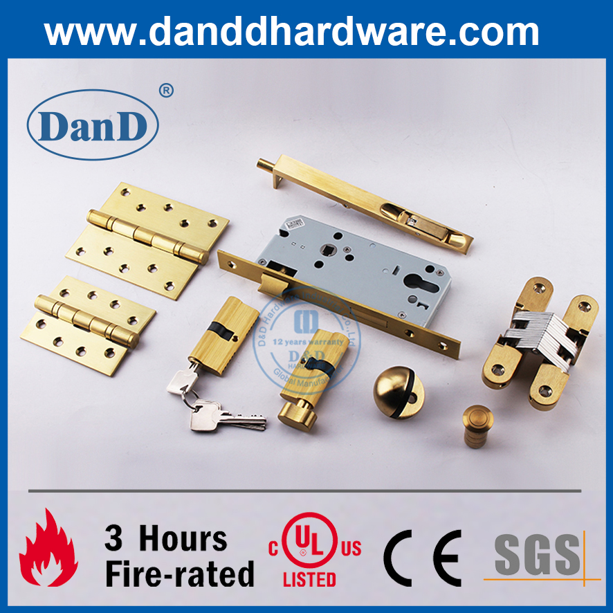 EN1303 سعر المصنع EURO SOLID DURESS DOUBLE OPEN DOOR LOCK CALINDER-DDLC003-60MM-SB
