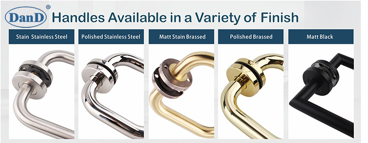 02 نوع من مقابض الأبواب-D و D الأجهزة