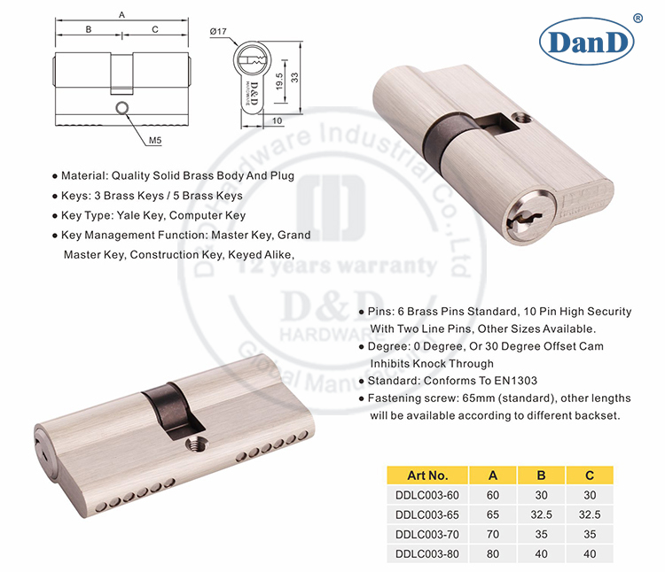 مفتاح اسطوانة D و D الأجهزة