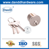 Brass 6 Pin Schlage "C " keyway Rim Cylinder with SSS Head Cover -DDLC011