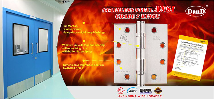 مفصلي مصنفة النار لأجهزة Door-D و D