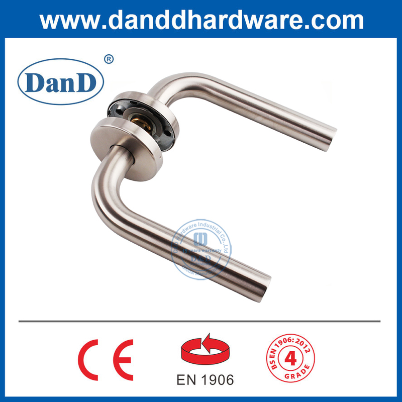مقبض الباب الخارجي EN1906 GRADE 4 DOOR مقابض من الفولاذ المقاوم للصدأ DDTH002