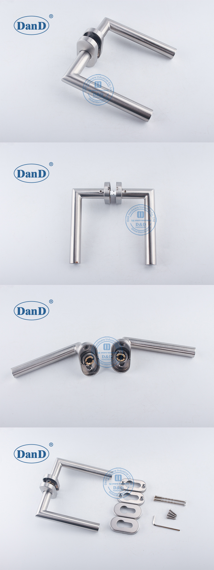 مقبض باب الوردة البيضاوي