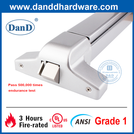 ANSI Grade 1 UL Steel Fireproof Panic Door Push Bar-DDPD003