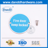 الفولاذ المقاوم للصدأ جولة نوع النار الباب إشارة علامة لوحة-DDSP007