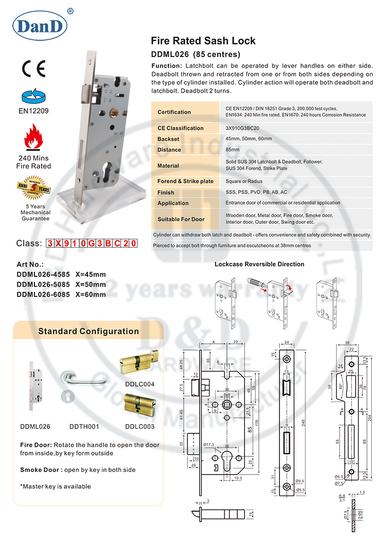 Hot Sale Door Lock-D و D Hardware