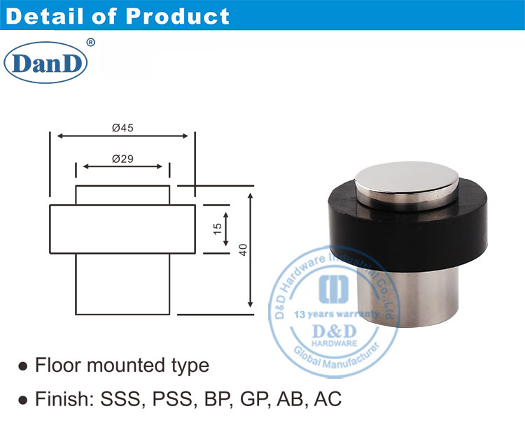 برغي في سدادة الباب