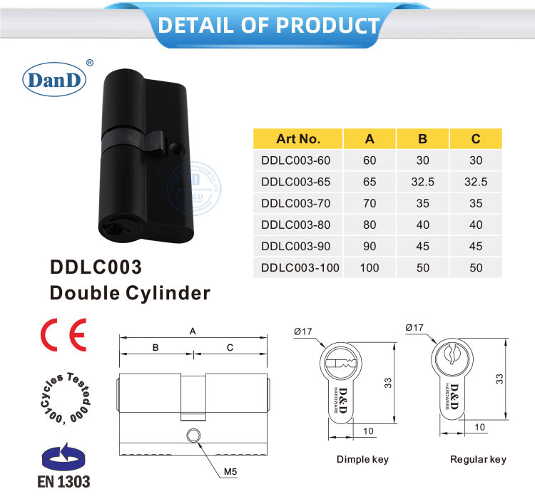 أسطوانة قفل الغابات الأسود